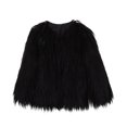 thumbnail image 1 of LSLJS Fashion Women's Faux Short V-neck Solid Long Sleeved Coat Versatile Premium Top, 1 of 4