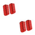 thumbnail image 1 of Thinsony Golf Head Covers PU Portable Protector Travel Athlete Golf for Training Red Large 10 Pcs 2Set, 1 of 6