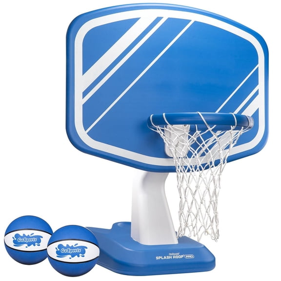 GoSports Splash Hoop PRO Pool Basketball - (Blue, UV-Treated Plastic & Metal)