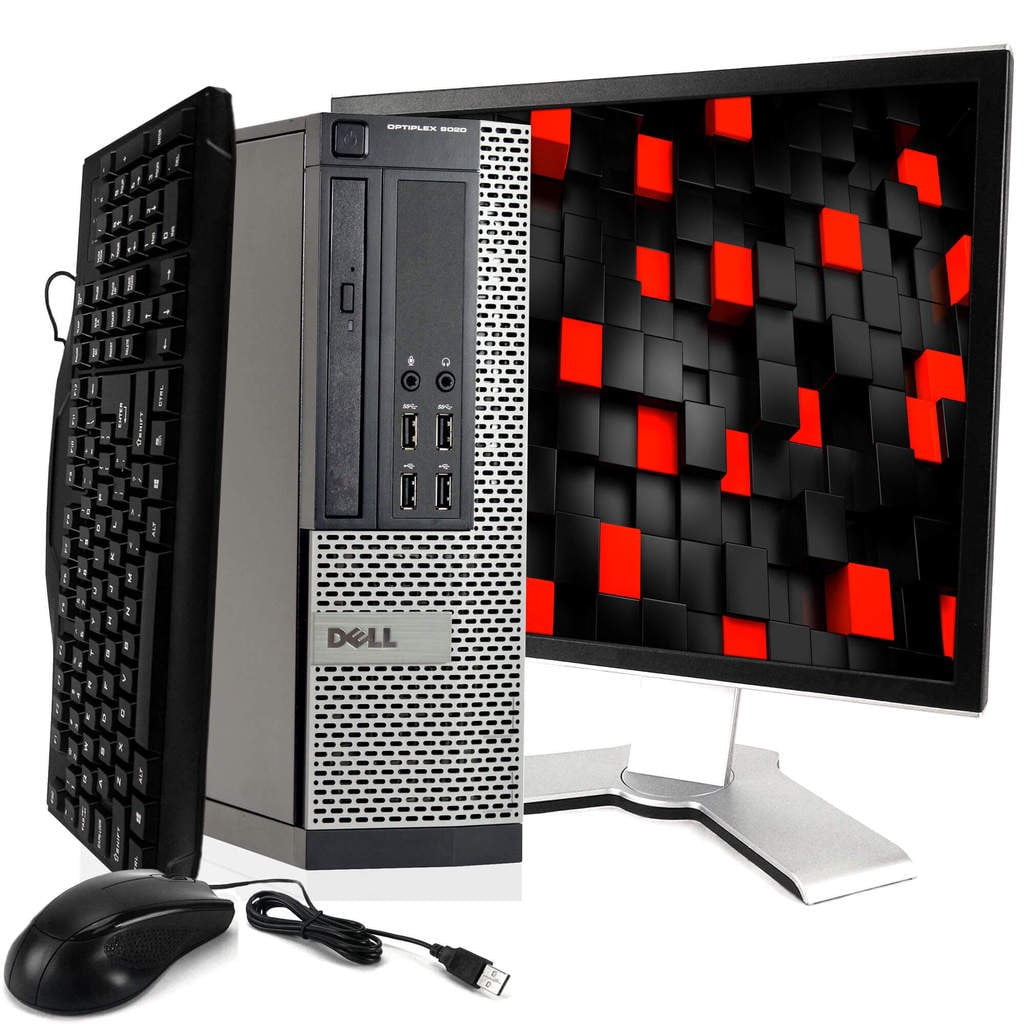 "Restored Dell Optiplex 7020 Desktop Computer, Intel Core I5, 16GB RAM 1TB HDD Windows 10 Professional, Includes 19 in LCD Monitor, USB Keyboard and Mouse (Refurbished)"
