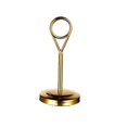 thumbnail image 1 of Baohd Contemporary Table Number Holder Photo Stand for Trendy Hotel Settings Gold 10cm 1Set, 1 of 6