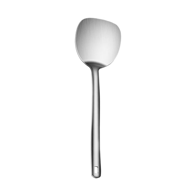 Cooking Utensils Set Frying Spatula, Frying Spoon, Stainless Steel Metal Extra Long Handle Cooking Tool, Frying Pan Utensil and Iron Carbon Steel Frying Pan Accessories Pans for Cooking