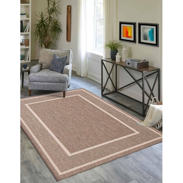 ECARPET Modern Area Rug for Living Room, Dining Room and Bedroom<br>Jute Natura <br>Collection