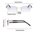 thumbnail image 2 of Auto Focus Reading Glasses Blue Light Blocking Auto Adjustment Near Far Vision Unisex Daily Outdoor Use, 2 of 7