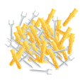 thumbnail image 4 of 50Pcs Invisible Screws Double Headed Screw Special Nails Screws for Solid Wood 3.5mm, 4 of 8