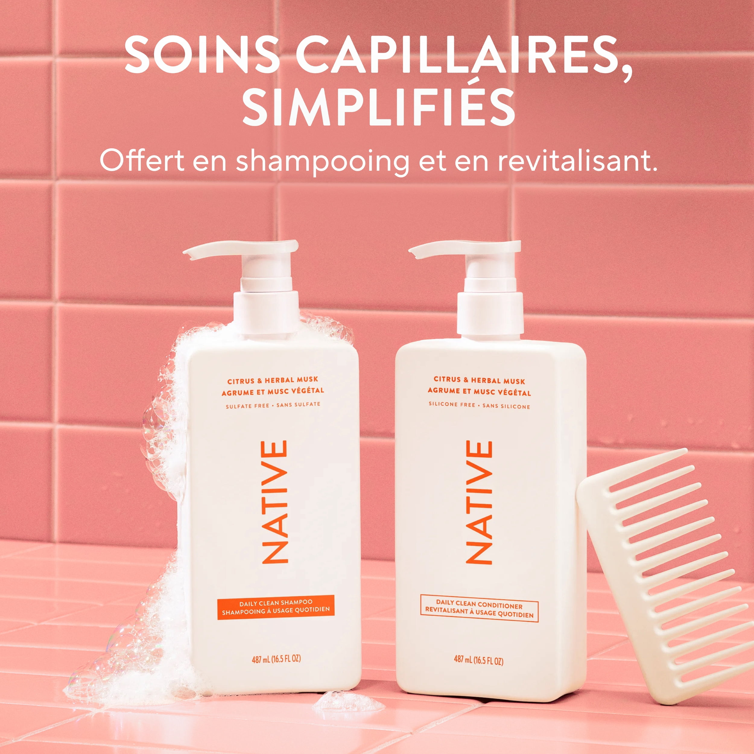 Native Daily Clean Conditioner Citrus & Herbal Musk 487mL