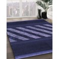 thumbnail image 3 of Ahgly Company Tapis d'Intérieur Lavables en Machine, Ronds, Bleu Nuit Transitionnel, Ronds de 5 Pi, 3 of 7