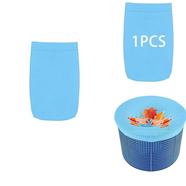 Pool Skimmer Filter Socks for Inground and Above Ground Pool Skimmer Basket | Fine Mesh Nylon Screen Debris Catcher | Reusable Pool Cleaning Accessory for Leaves, Hair, and Dirt