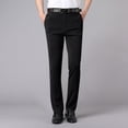 thumbnail image 4 of LOVZFMLL Work Pants Men's Summer Straight Leg Daily Thin Casual Business Pants, 4 of 9