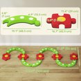 thumbnail image 3 of Qaba Kids Balance Beam Stepping Stones, 13 PCS Balance Bridge, Green, 3 of 10