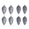 thumbnail image 2 of Bdday Christmas Tree Decorations 9cm/8pcs Christmas Tree Pendant Plastic Shaped Pendant Christmas Ball, 2 of 6
