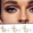 thumbnail image 4 of Lumeer Cils Magnétiques avec Applicateur Cils Magnétiques Réutilisables avec Applicateur, Style Naturel Débutants Cils Auto-Adhésifs Kit d'Extension de Cils Sans Colle, 4 of 8