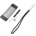 thumbnail image 2 of M.2 NVMe SSD Enclosure, 2TB Capacity PCIe SSD Enclosure Aluminium Alloy USB3.2 Type C Connector  for PC, 2 of 7