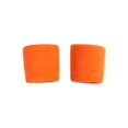 thumbnail image 1 of Terry Cloth 2 Pair ( 4 pieces ) Wristbands, Orange, 1 of 2