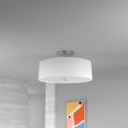 thumbnail image 3 of Dainolite 571-143SF-SC-WH White Semi-Flush Mount, 3 of 3