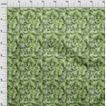 thumbnail image 4 of oneOone Georgette Viscose Green Fabric Abstract Craft Projects Decor Fabric Printed By The Yard 42 Inch Wide, 4 of 4