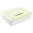 thumbnail image 2 of Food Storage Box Large Capacity Multi-layer Food Grade Non-Stick Transparent Fresh-keeping BPA Free Fridge Storage Container Food Dumpling Airtight Box Home Supplies, 2 of 8