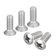 thumbnail image 1 of Unique Bargains Vis de Machine à Tête Ovale M6x16mm, Lot de 50 Vis à Tête Fraisée Légèrement Relevée en Acier Inoxydable 304, 1 of 5
