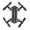 Black, variant on Voyage Aeronautics VA-2080 Ultra Compact Folding Micro Drone- Green