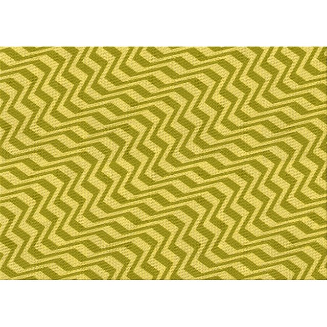 Ahgly Tapis Rectangulaire Intérieur Lavable en Machine Banane Jaune, 6 Pieds x 9 Pieds