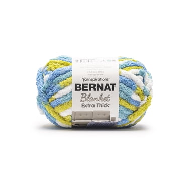 Bernat® Blanket Extra Thick™ #7 Jumbo Polyester Yarn, Blue Lagoon 21.2oz/600g 72 Yards