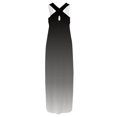 thumbnail image 4 of Robe Aguichant Femme Été Design Robe Décontractée Dégradé Sans Manches Col Suspendu Col en V Longue Robe Robe Cottagecore en Liquidation, 4 of 5