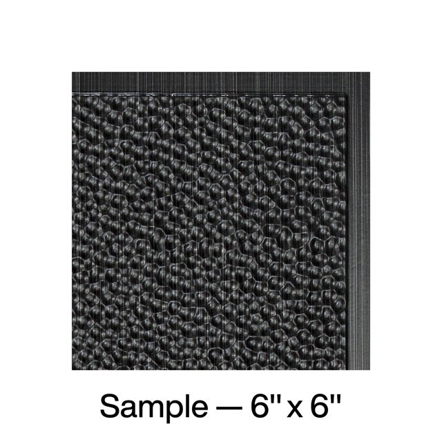 FASÄDE Hammered Decorative Vinyl Backsplash Panel in Brushed Onyx (6X6 Inch Sample)