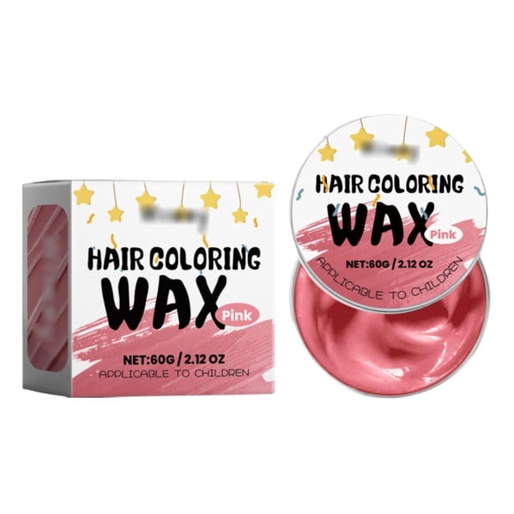 Temporary Hair Color Wax Washable Colored Hair Styling Mud Temporary Hair Dye Wax Natural Instant Hair Color Wax Pomades Used For Christmas Halloween Role Playing And Parties,Pink Hair Dye