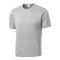 thumbnail image 1 of Gravity Threads Mens Short-Sleeve Moisture Wicking Shirt - Silver - Large, 1 of 1