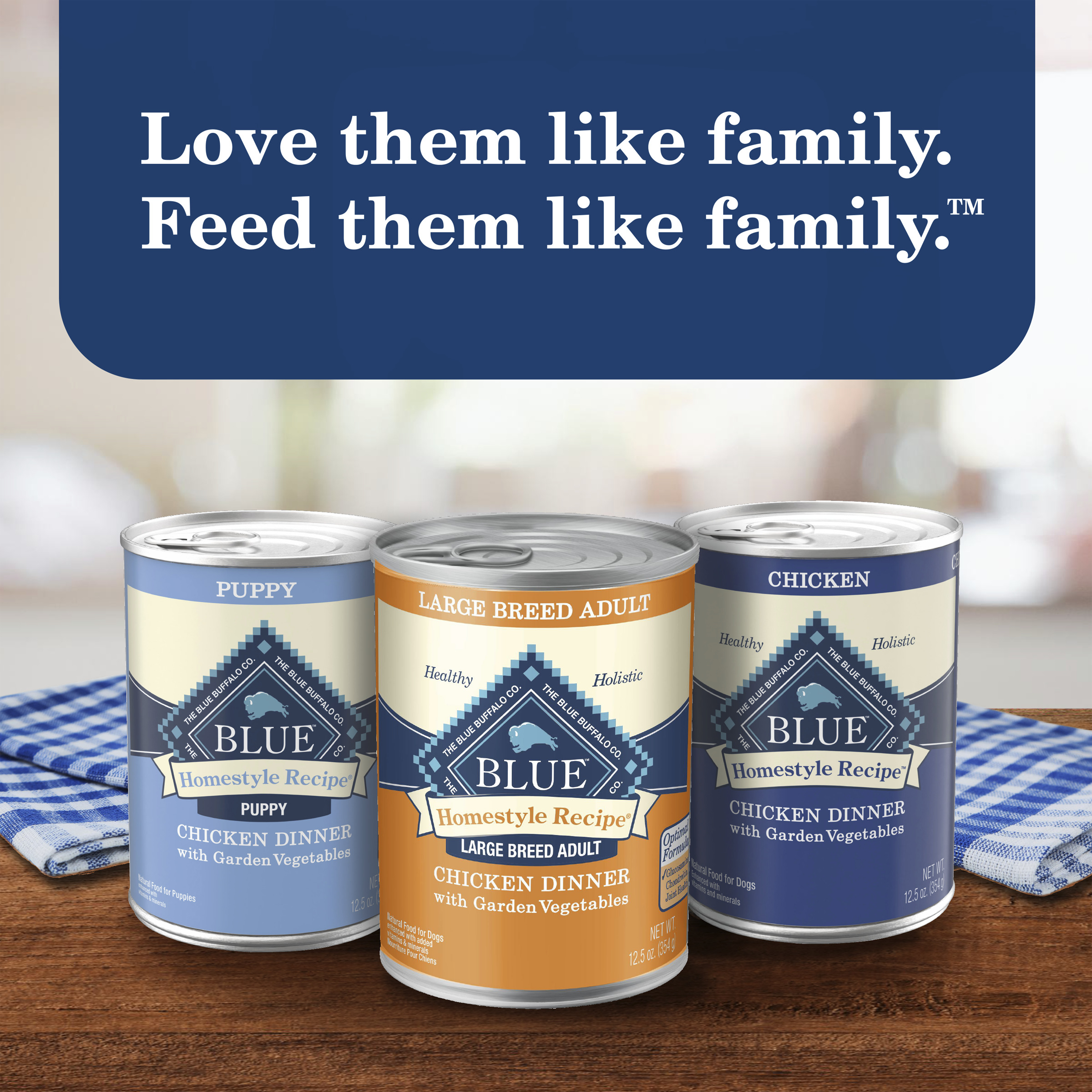 Blue Buffalo Homestyle Recipe Large Breed Chicken Dinner Wet Dog Food