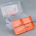 thumbnail image 3 of Clearance Art Bin Storage Box With Handle Art Supply Box Clear Plastic Multipurpose Portable Handled Organizer Storage Box, Container For Nail Supplies Red Plastic, 3 of 4