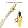 thumbnail image 3 of Labymos Muslady 6C Alto Saxophone Embout Buccal Instrument de Musique Accessoires Laiton Matériel avec Anche Bouchon Boucle Patch, 3 of 8