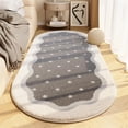 thumbnail image 2 of VogueV Faux Sheepskin Rug - Soft Cream Bedroom Carpet for Floor Decor Grey, 2 of 4