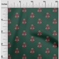 thumbnail image 1 of oneOone Georgette Viscose Fabric Leaves & Floral Block Decor Fabric Printed BTY 42 Inch Wide, 1 of 5
