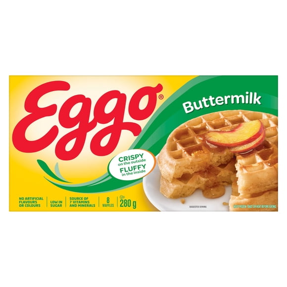 EGGO  Buttermilk Waffles, 280g (8 waffles), Eggo Buttermilk Waffles 280g