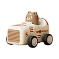 thumbnail image 2 of QIPOPIQ Jouets de Voitures - Cadeaux de Premier Anniversaire - Camions de Course d'Animaux à Presser, 2 of 3