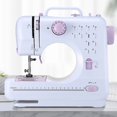 thumbnail image 3 of Portable Sewing Machine 12 Built-In Stitches Crafting Mending Machine With Foot Pedal Travel Sewing Machines For Beginners, 3 of 7