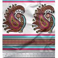 thumbnail image 2 of Soimoi Velvet Fabric Stripe,Paisley & Peacock Panel Print Fabric by The Yard 58 Inch Wide, 2 of 2