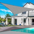 thumbnail image 4 of Sentmoon Outdoor Sun Shade Sun Shade for Car Windshield Sun Protection Triangular Shade Garden Swimming Pool AntiUV Shade Cloth Tarpaulin, 4 of 6