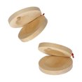 thumbnail image 4 of Arealer Pair of Castanets Wooden Castanet Finger Clappers Musical Instrument, 4 of 7