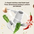 thumbnail image 4 of WMQPNNS New Trending General Food Processor with Meat Grinder and Vegetable Cutter Mini Food Processor with Double Layer and Powerful Copper Motor Garlic Cutter Todays Deals Clearance Sale, 4 of 7