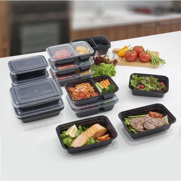 Mainstays 25PK Assorted Meal Prep Set, 3 Sizes