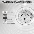thumbnail image 3 of Stainless Steel Utility Sink – Freestanding Single Bowl Commercial Sink with Faucet, Cold & Hot Water Pipes, Storage Shelf, and Drain Kit – Ideal for Kitchen, Bathroom, Laundry Room, Garage, 3 of 7