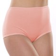 thumbnail image 5 of 100% Cotton Cuff Leg Panty, Three Pack in Assorted Pastels Size 14 (Style 118), 5 of 5