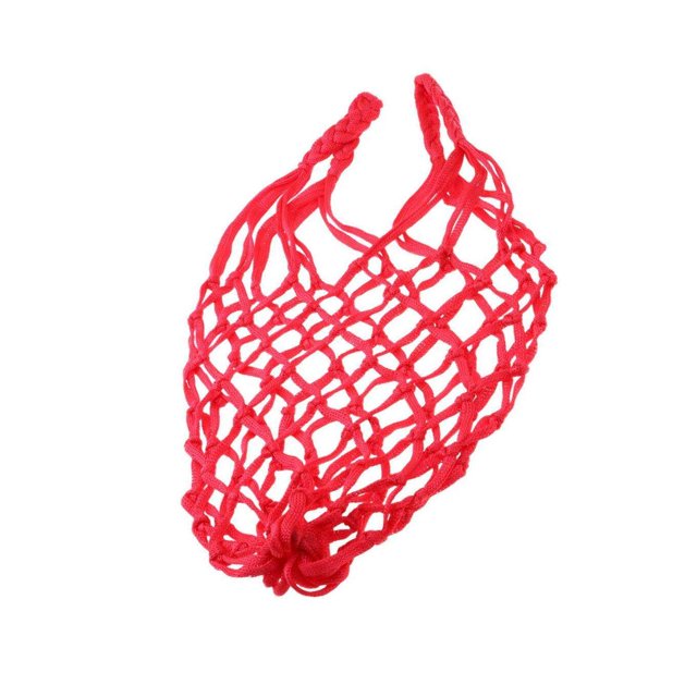 Sac pour Ballon en Maille Ballon de Basketball Transport de Ballon Rangement en Maille Ballon de Basketball Football Durable Sac Filet Multifonction Support Rouge