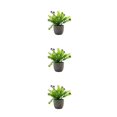 thumbnail image 1 of Decodeary Green Eco-friendly Artificial Money Tree In Pot Long-lasting Durability Realistic Appearance purple babysbreath 3Set, 1 of 6