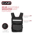 thumbnail image 4 of CAP Barbell Gilet lesté réglable, 40lb, 4 of 9
