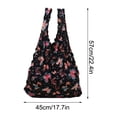 thumbnail image 4 of weibbin Large Capacity Shopping Bag - Reusable Grocery Bags, Foldable Shopping Bag Beach Bag Shopping Basket Utility Tote with Metal Frame Removable Shoulder Strap Bottom, 4 of 8