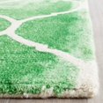 thumbnail image 4 of Safavieh Dip Dye Collection DDY685Q Handmade Moroccan Ogee Geometric Watercolor Green and Ivory Wool Area Rug (5' x 8'), 4 of 10