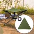 thumbnail image 4 of fastboy Tabouret Triangle en Toile pour Camping Tissu Voyage Randonnée Jardinage Sac à Dos Vert Foncé, 4 of 9